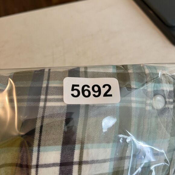 Old Navy Shirt Mens Small Western Fit Pearl Snaps Prescott Plaid Button-Up - Picture 11 of 12